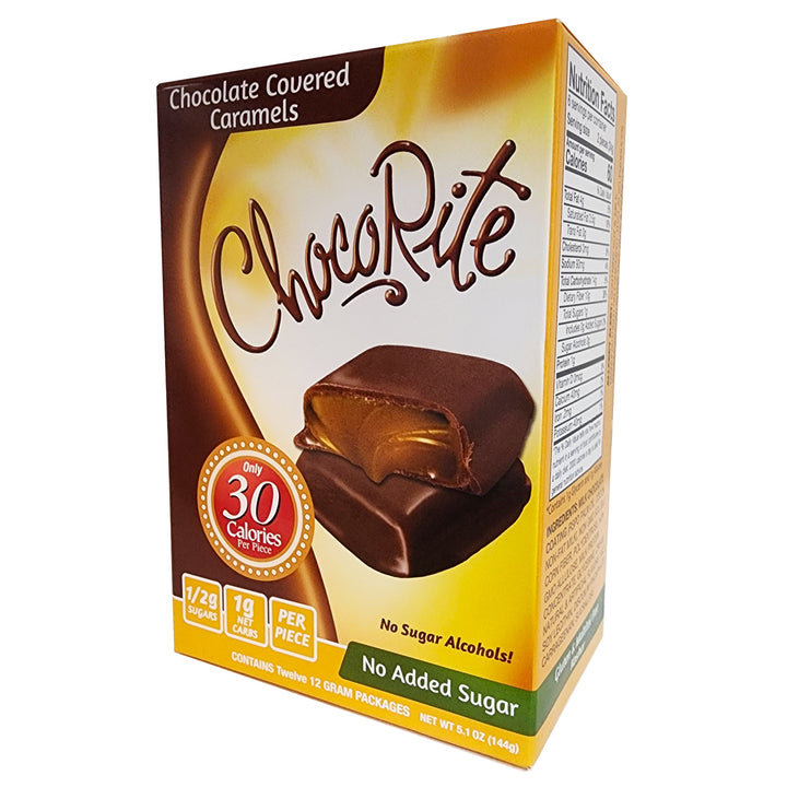 ChocoRite Chocolate Covered Caramels Box of 12