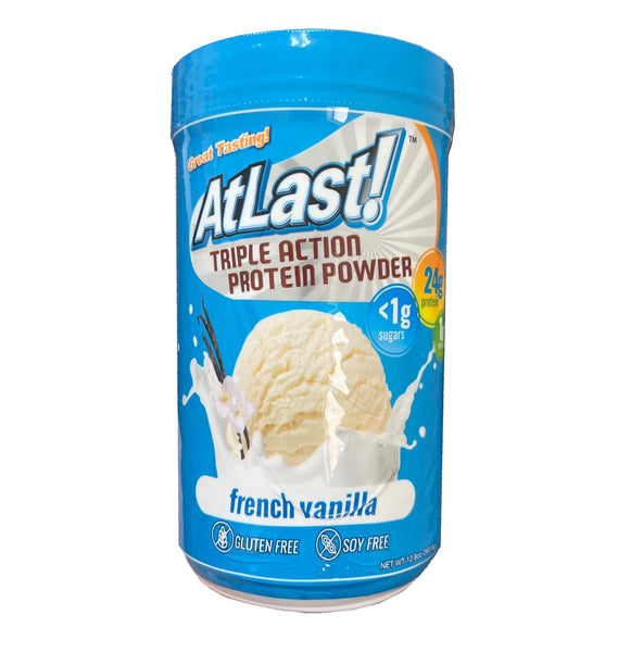 AtLast! Triple Action Protein Powder French Vanilla AtLast! Triple Action Protein Powder French Vanilla