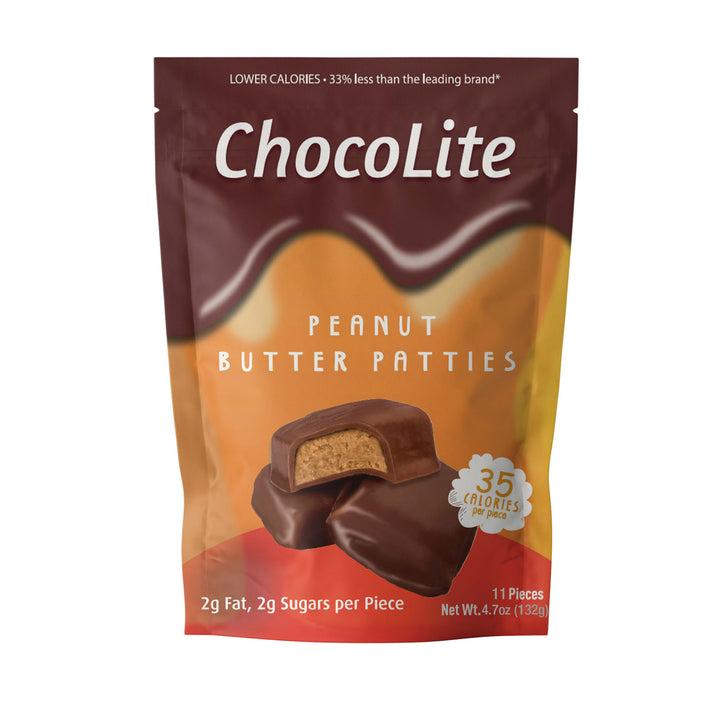 ChocoLite Peanut Butter Patties 11 Count Pouch