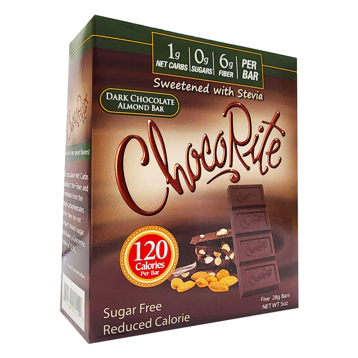 ChocoRite Sugar Free Dark Chocolate Almond Bar