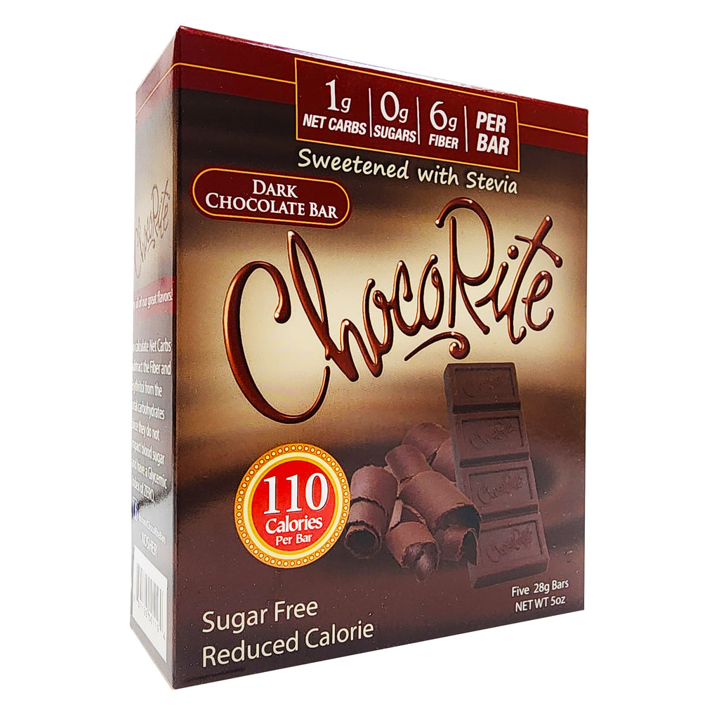 ChocoRite Sugar Free Dark Chocolate Bar – HealthSmart Foods