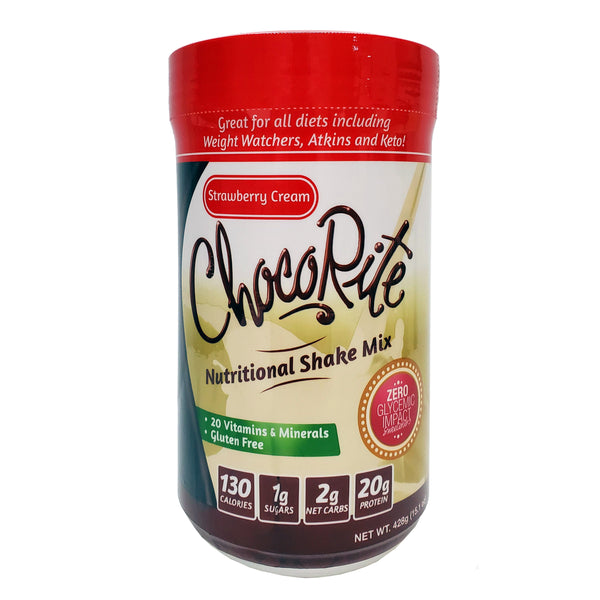 ChocoRite Protein Shake Mix Strawberry Cream ChocoRite Protein Shake Mix Strawberry Cream