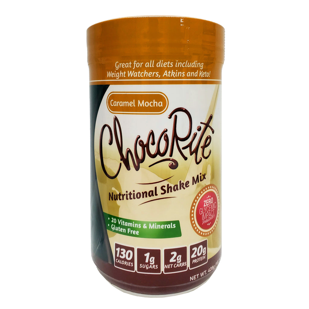 chocorex さま ChocoRite Protein Shake Mix Caramel Mocha – HealthSmart Foods