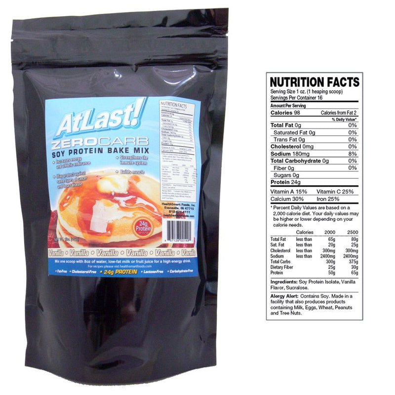 AtLast! ZeroCarb Bake Mix Vanilla