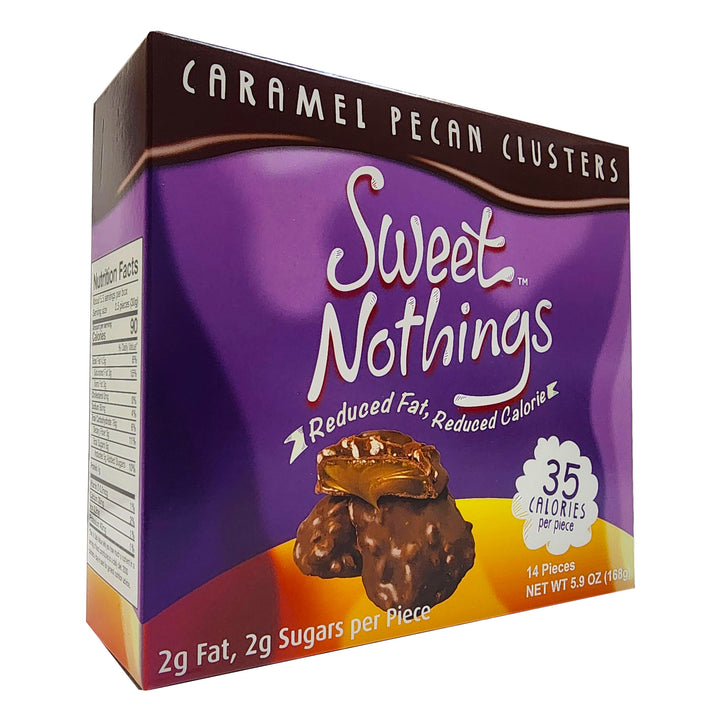 Sweet Nothings Caramel Pecan Clusters 14 Count Box