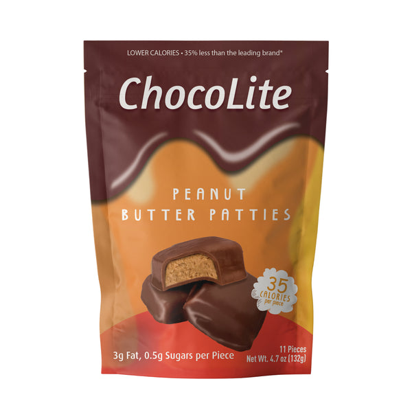 ChocoLite Peanut Butter Patties 11 Count Pouch