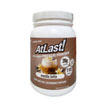 AtLast! 100% Dairy Protein Powder Vanilla Latte – front of canister