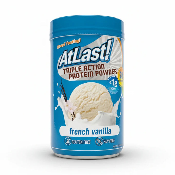 AtLast! Triple Action Protein Powder French Vanilla