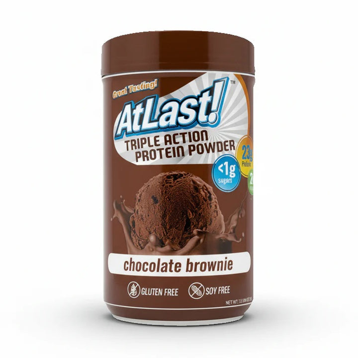 AtLast! Triple Action Chocolate Brownie Protein Powder