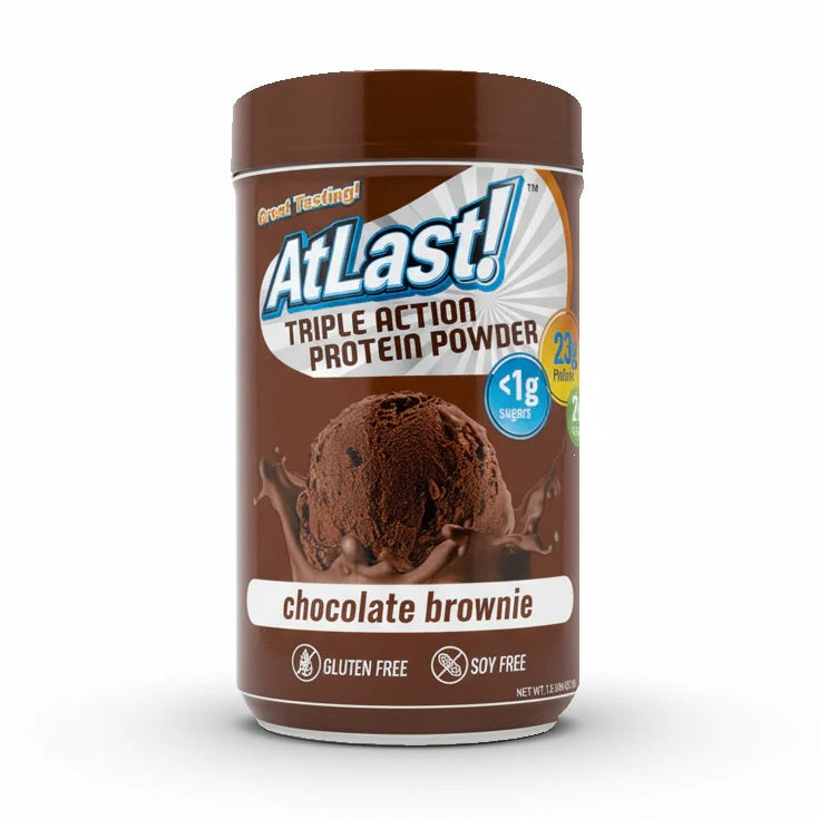 AtLast! Triple Action Chocolate Brownie Protein Powder