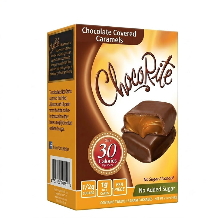 ChocoRite Chocolate Covered Caramels Box of 12