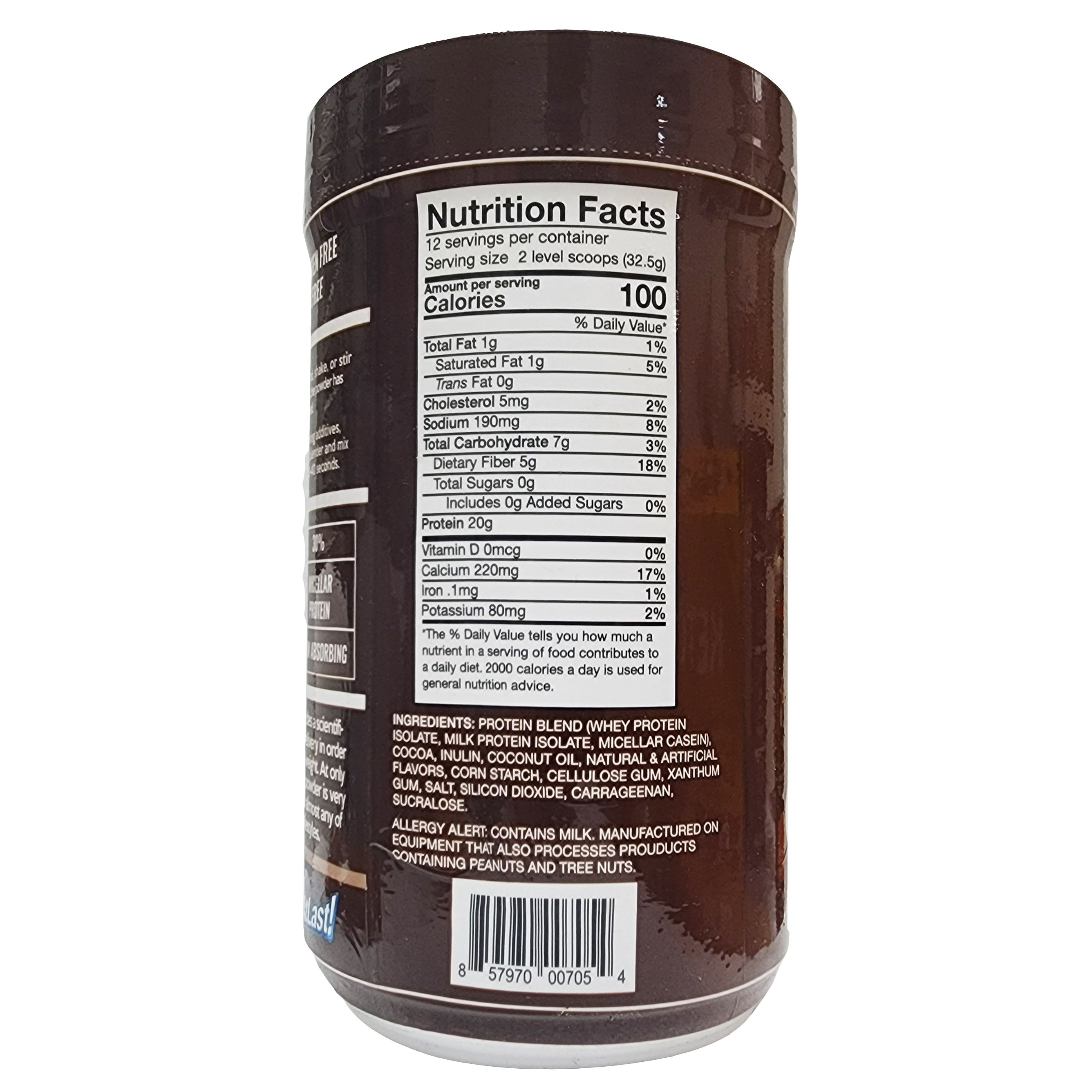 AtLast! Chocolate Decadence Protein Powder HealthSmart Foods