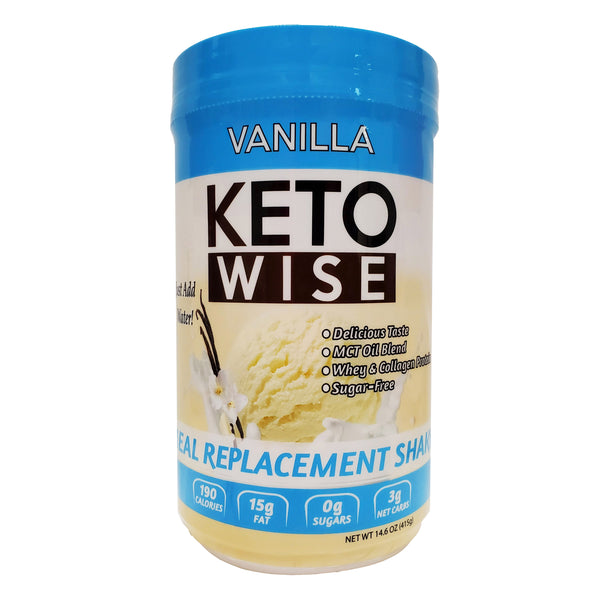 Keto Wise Vanilla Meal Replacement Shake